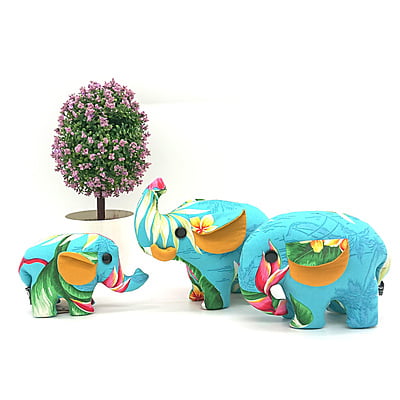 Voi Cute Con - Thủ Công Nhồi Bông, Vải Cotton Voi Cute Con - Thủ Công Nhồi Bông, Vải Cotton
