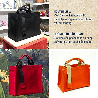 Túi Xách Nữ Đeo Chéo KYMVIET Vải Canvas, Thiết Kế Thời Trang Handmade Túi Xách Nữ Đeo Chéo KYMVIET Vải Canvas, Thiết Kế Thời Trang Handmade