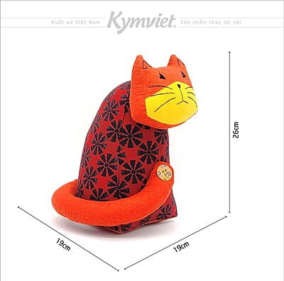 Đồ Chơi Nhồi Bông Hình Mèo Quý Mão Bố Kymviet Craft Cotton [KV-NB-MQM1-CT]