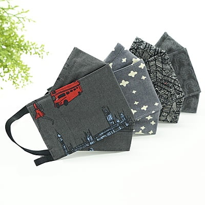 Khẩu Trang Vải Cotton 3 Lớp KYMVIET Kháng Khuẩn, 100% Sợi Tự Nhiên, Có Dây Đeo
