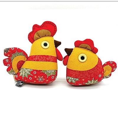 Gia Đình Gà Tài Lộc Sum Vầy Kymviet 100% Handmade Cotton Gia Đình Gà Tài Lộc Sum Vầy Kymviet 100% Handmade Cotton