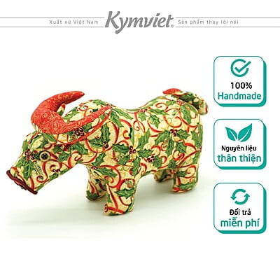 Trâu Ngưu Lộc Bố Kymviet 100% Handmade Cotton [TB-2102]