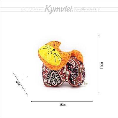 Đồ Chơi Nhồi Bông Hình Mèo Quý Mão Con Kymviet Craft Cotton[KV-NB-MQM3-CT]