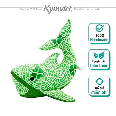 Cá Mập Nhồi Bông KYMVIET Vải Cotton Handmade Cá Mập Nhồi Bông KYMVIET Vải Cotton Handmade