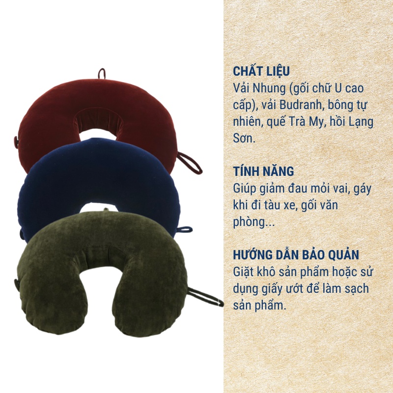 Gối Kê Cổ Chữ U Cao Cấp KYMVIET Gối Kê Cổ Chữ U Cao Cấp KYMVIET