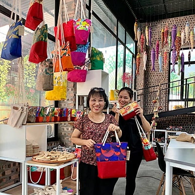 Túi Tote Vải KYMVIET Chất Liệu Canvas Đay Handmade Túi Tote Vải KYMVIET Chất Liệu Canvas Đay Handmade