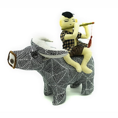 Trâu Bố Và Mục Đồng KYMVIET Vải Cotton Handmade Trâu Bố Và Mục Đồng KYMVIET Vải Cotton Handmade