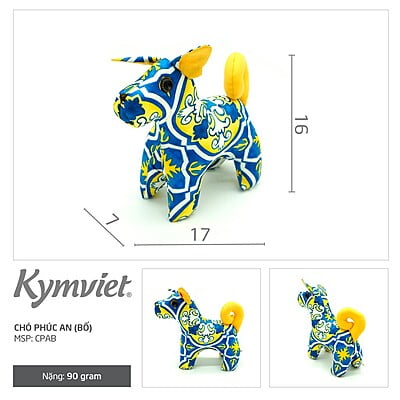 Chó Bông Cati KYMVIET Vải Cotton Chó Bông Cati KYMVIET Vải Cotton