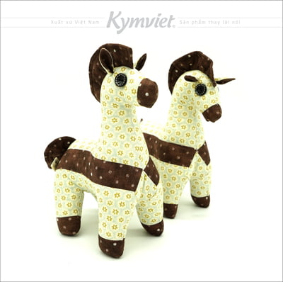 Đồ Chơi Nhồi Bông Hình Ngựa KYMVIET 100% Handmade Cotton [TMH-2102]
