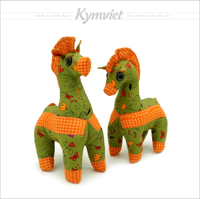 Đồ Chơi Nhồi Bông Hình Ngựa KYMVIET 100% Handmade Cotton [TMH-2102]