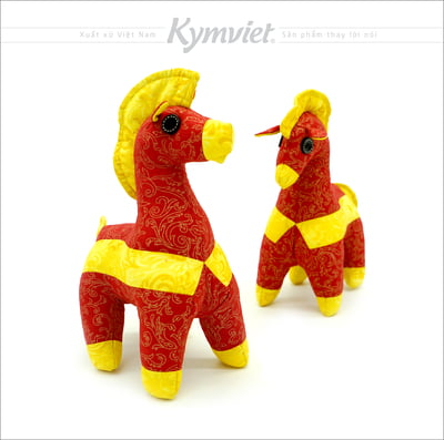 Đồ Chơi Nhồi Bông Hình Ngựa KYMVIET 100% Handmade Cotton [TMH-2102]
