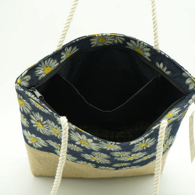 Túi Tote Vải Bò Đay Kymviet 100% Handmade Đựng Đồ Đa Năng, Thiết Kế Thời Trang [TXVBD-2102]