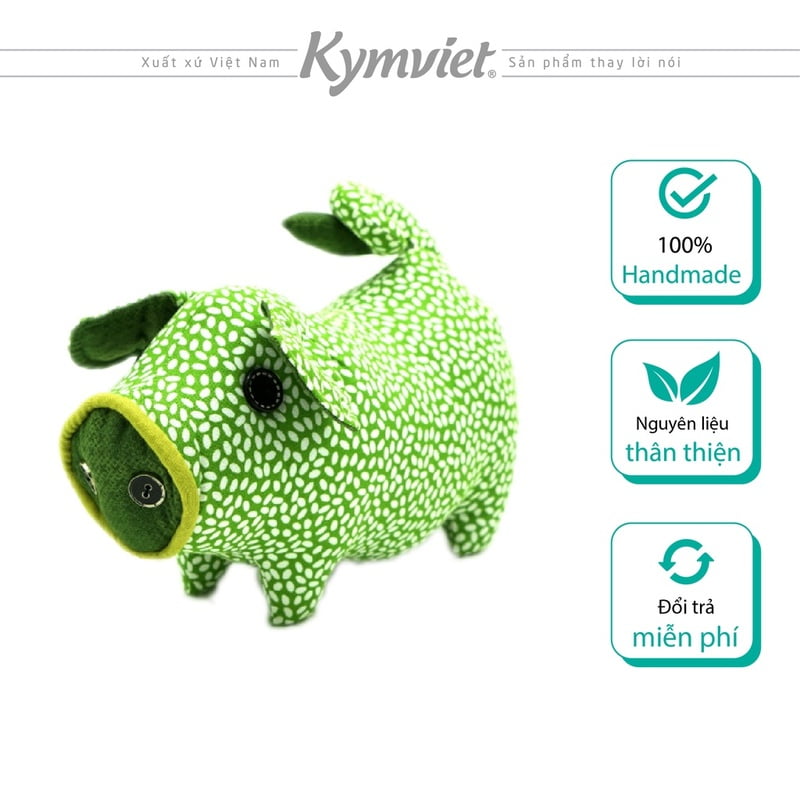 Lợn An Lạc Con KYMVIET Vải Cotton Lợn An Lạc Con KYMVIET Vải Cotton