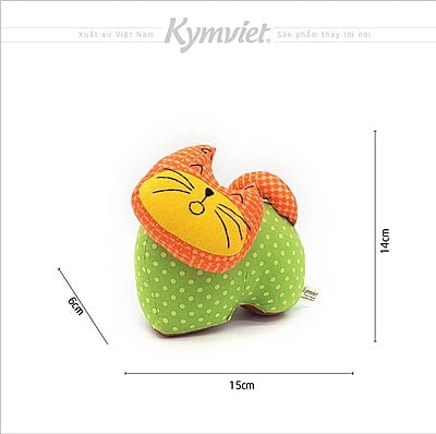 Đồ Chơi Nhồi Bông Hình Mèo Quý Mão Con Kymviet Craft Cotton[KV-NB-MQM3-CT]