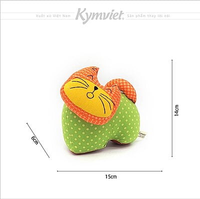 Đồ Chơi Nhồi Bông Hình Gia Đình Mèo Quý Mão Kymviet Craft Cotton[KV-NB-MQM-CT]