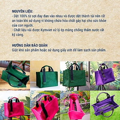 Túi Xách Vải Canvas Khắc Tên Riêng Kymviet 100% Handmade Đựng Đồ Đa Năng, Thiết Kế Thời Trang Túi Xách Vải Canvas Khắc Tên Riêng Kymviet 100% Handmade Đựng Đồ Đa Năng, Thiết Kế Thời Trang