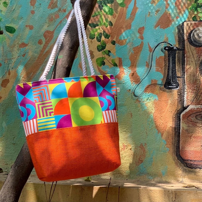 Túi Tote Vải KYMVIET Chất Liệu Canvas Đay Handmade