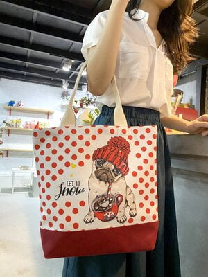 Túi Tote Vải Canvas In Hình Thú Cưng Kymviet 100% Handmade, Thiết Kế Thời Trang, Đựng Đồ Đa Năng Túi Tote Vải Canvas In Hình Thú Cưng Kymviet 100% Handmade, Thiết Kế Thời Trang, Đựng Đồ Đa Năng