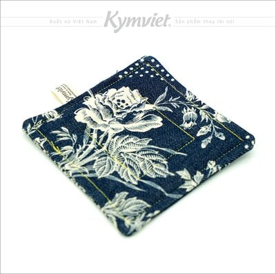 Miếng Lót Cốc, Lót Ly KYMVIET Chất Liệu Vải Bò In Họa Tiết 100% Handmade, Thấm Hút Tốt Miếng Lót Cốc, Lót Ly KYMVIET Chất Liệu Vải Bò In Họa Tiết 100% Handmade, Thấm Hút Tốt
