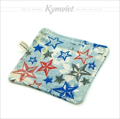 Miếng Lót Cốc, Lót Ly KYMVIET Chất Liệu Vải Bò In Họa Tiết 100% Handmade, Thấm Hút Tốt Miếng Lót Cốc, Lót Ly KYMVIET Chất Liệu Vải Bò In Họa Tiết 100% Handmade, Thấm Hút Tốt