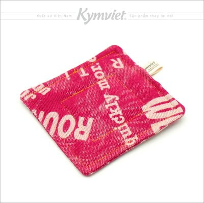 Miếng Lót Cốc, Lót Ly KYMVIET Chất Liệu Vải Bò In Họa Tiết 100% Handmade, Thấm Hút Tốt Miếng Lót Cốc, Lót Ly KYMVIET Chất Liệu Vải Bò In Họa Tiết 100% Handmade, Thấm Hút Tốt