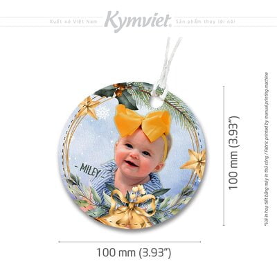 Set 5 Phụ Kiện Trang Trí Giáng Sinh KYMVIET Chất Liệu Vải In Hình Set 5 Phụ Kiện Trang Trí Giáng Sinh KYMVIET Chất Liệu Vải In Hình