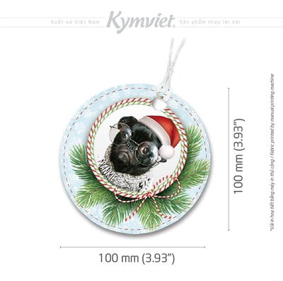 Set 5 Phụ Kiện Trang Trí Giáng Sinh KYMVIET Chất Liệu Vải In Hình Set 5 Phụ Kiện Trang Trí Giáng Sinh KYMVIET Chất Liệu Vải In Hình