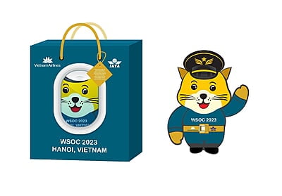 Linh Vật Mèo ATB (Vietnam Airlines)