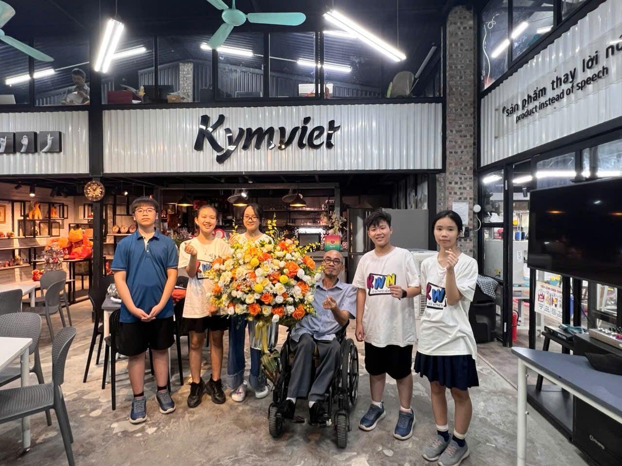 Học sinh trường Ams giành giải Ba cuộc thi trải nghiệm với dự án về Kymviet
