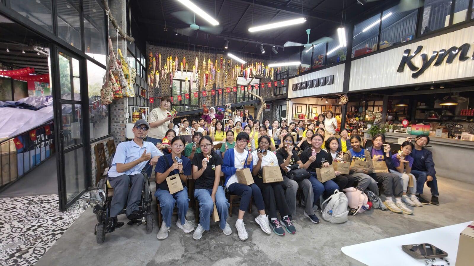 A Cross-Border Connection: Crescent Girls’ School (Singapore) Spreads Love at Kymviet